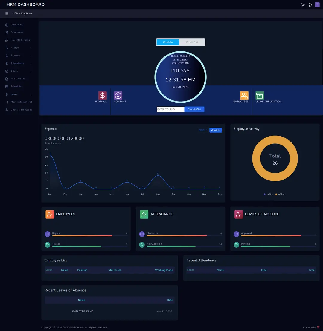 HRM System - Human Resource Management