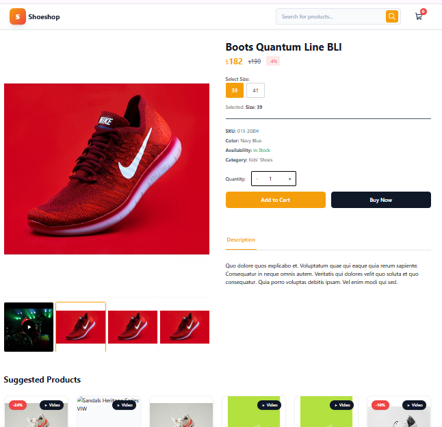 Product Details Page